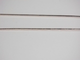 Řetízek 40cm čtyřhraný - stříbro