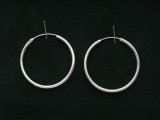 Stříbrné náušnice kruhy 2,5cm